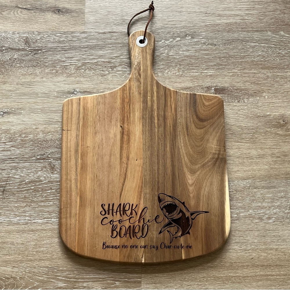 Wooden Shark Charcuterie Board